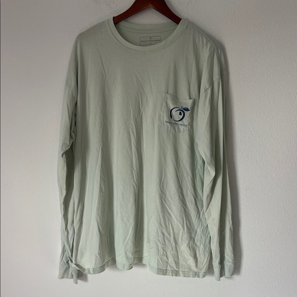 PEACH STATE PRIDE Light Green Long Sleeve Shirt